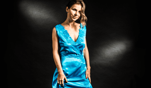 Técnicas de acabamentos em vestidos de festa