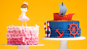 Bolos Decorados com Bicos e Scrapbook