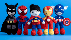 Amigurumi: super-heróis em crochê