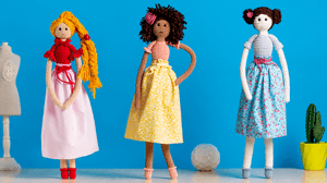 Amigurumi: bonecas de crochê em estilo tilda