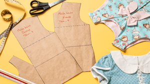 Moldes-base para menina e transformações