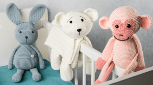 Amigurumi: decoração para o quarto do bebê