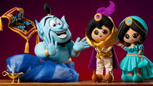 Decoração de festa em feltro: Aladdin e seus amigos