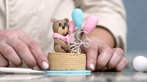 Pão de mel com modelagem 3D