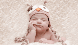 Gorros para bebês em crochê