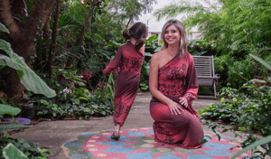 Modelagem de vestidos de malha: Tal mãe, tal filha