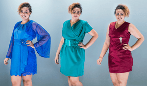 Modelagem e confecção de vestidos drapeados de festa: especial plus size