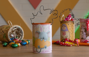  Páscoa criativa: latinha decorada