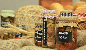 Conservas caseiras e antepastos