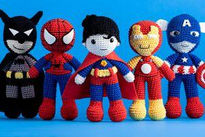 Amigurumi: super-heróis em crochê