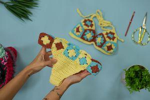  Verão em crochê: biquíni estilizado